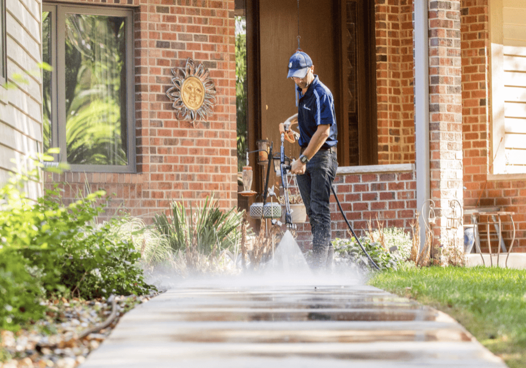 pressure-washing